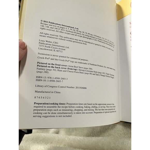 Crockpot Slow Cooker Recipes Cookbook Crock Pot Kitchen Cooking Chef Gift - Picture 3 of 4